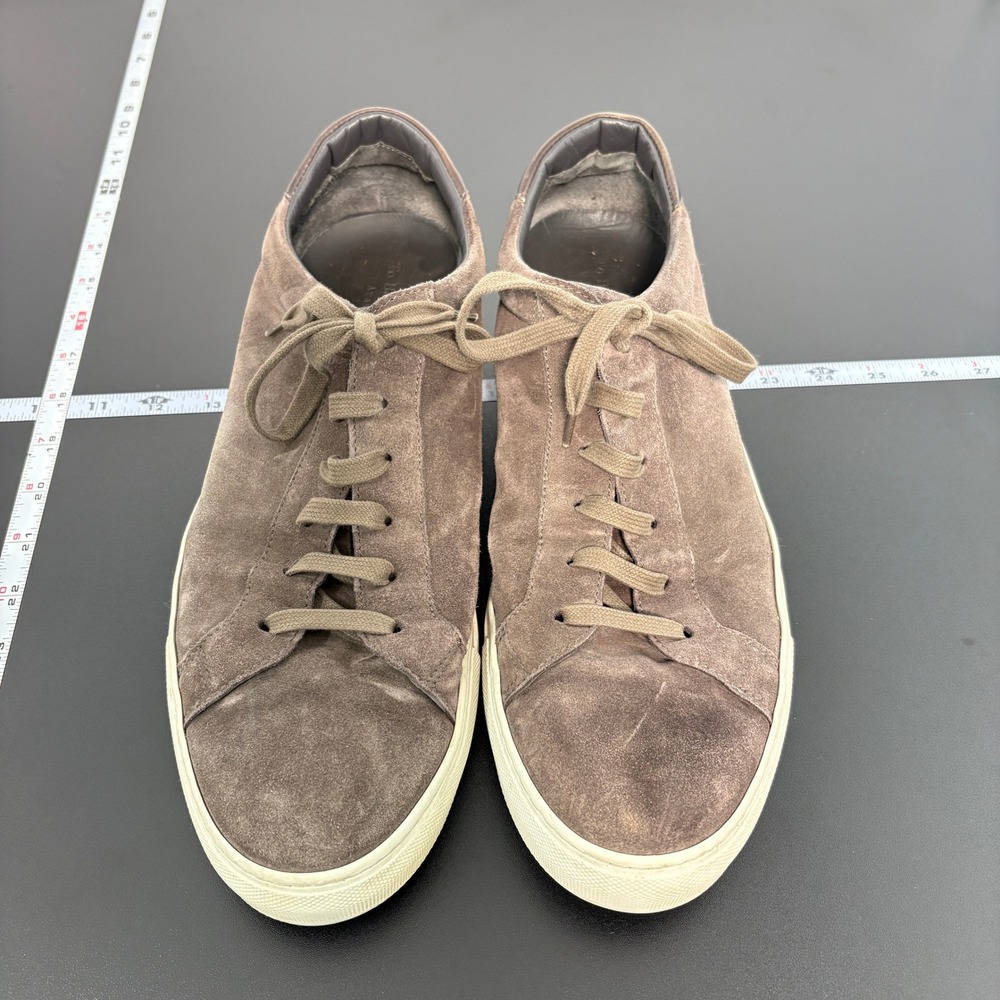 To Boot New York Mens Sneakers Size 12 Brown Suede Adam Derrick Made in Italy